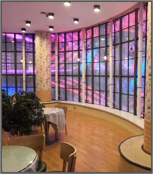橱窗led透明屏