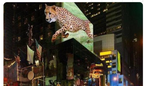 裸眼3D LED显示屏效果图以及制造厂家